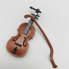 1pc Violin Dollhouse Toy Scene Shooting Model Doll House Accessories