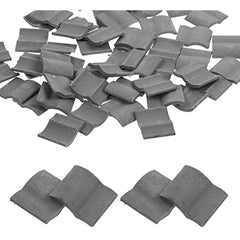 60 Pcs Mini Red Roof Tiles for Fairy Garden DIY Projects