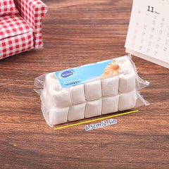 1:12 Dollhouse Paper Towel Roll Model - Home Decor Toy