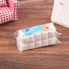 1:12 Dollhouse Paper Towel Roll Model - Home Decor Toy