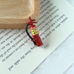 1:12 Dollhouse Metal Fire Extinguisher DIY Decor Accessories