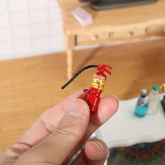 1:12 Dollhouse Metal Fire Extinguisher DIY Decor Accessories