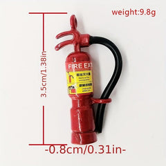 1:12 Dollhouse Metal Fire Extinguisher DIY Decor Accessories