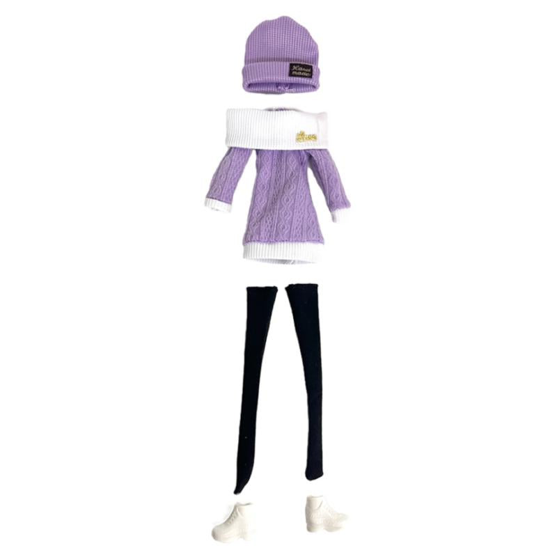 Doll Outfit Suit Clothes Hat Sweater Shoes Daily Dress Up
