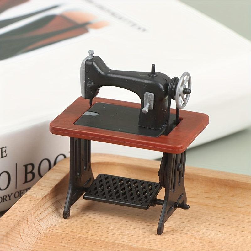 1:12 Dollhouse Sewing Machine Furniture Model Decor Toy