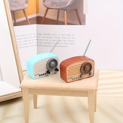 1:12 Dollhouse Radio Model DIY Accessory Toy for Playtime