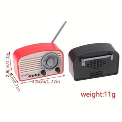 1:12 Dollhouse Radio Model DIY Accessory Toy for Playtime
