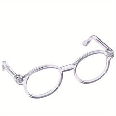 1pc Transparent Round Glass For 1 6 Doll Decor Accessorie Toy