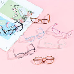 1pc Transparent Round Glass For 1 6 Doll Decor Accessorie Toy