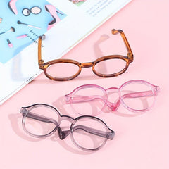 1pc Transparent Round Glass For 1 6 Doll Decor Accessorie Toy