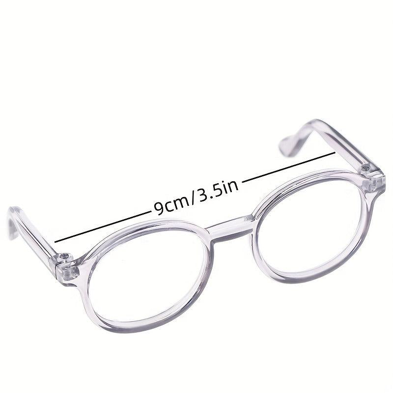 1pc Transparent Round Glass For 1 6 Doll Decor Accessorie Toy