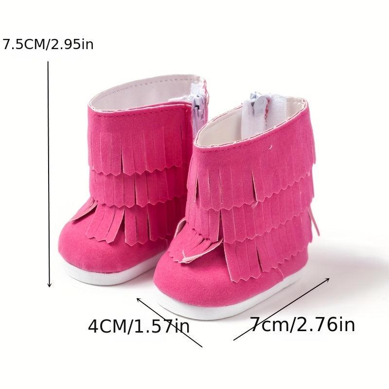 18 Inch Doll Shoes Little Boots - 6 Different Styles
