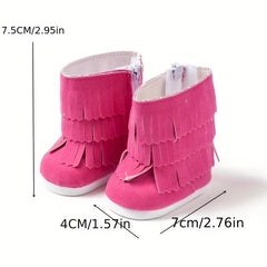 18 Inch Doll Shoes Little Boots - 6 Different Styles