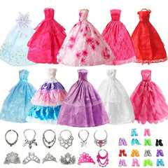 27 Pcs Doll Clothes and Accessories Set for 11.5'' Dolls