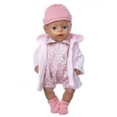 Warm Set hat socks Doll Clothes Fit 17in Doll