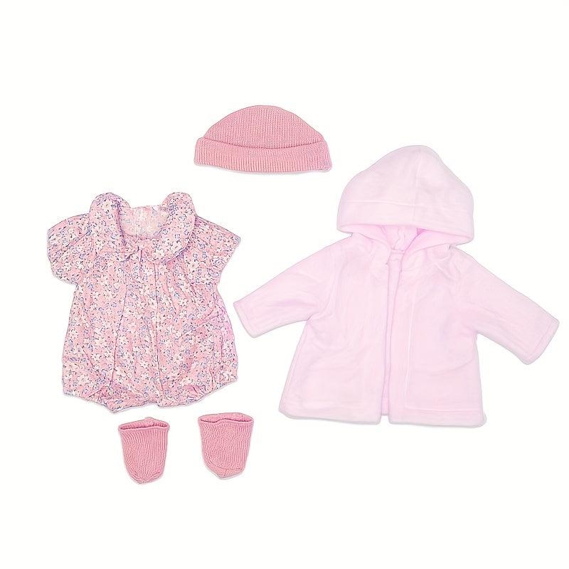 Warm Set hat socks Doll Clothes Fit 17in Doll