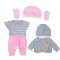 Warm Set hat socks Doll Clothes Fit 17in Doll