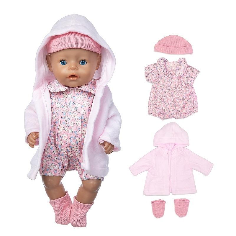 Warm Set hat socks Doll Clothes Fit 17in Doll