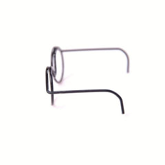 2pcs Round Frame Lensless Retro Doll Glasses For 1 6 BJD Doll