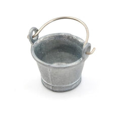 1:12 Doll House Mini DIY Alloy Bucket Ornaments