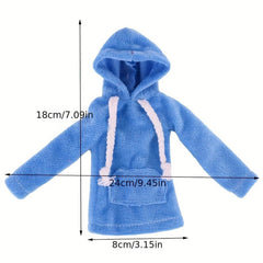 26 Doll Christmas Clothing Accessories Solid Hoodie