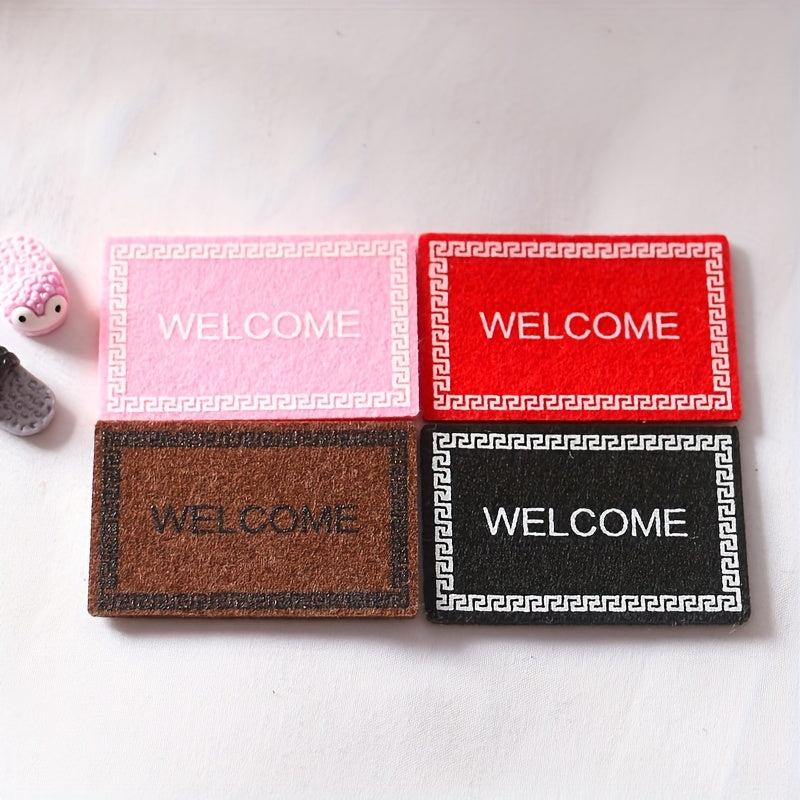 Mini Welcome Rug for Dollhouse Decor