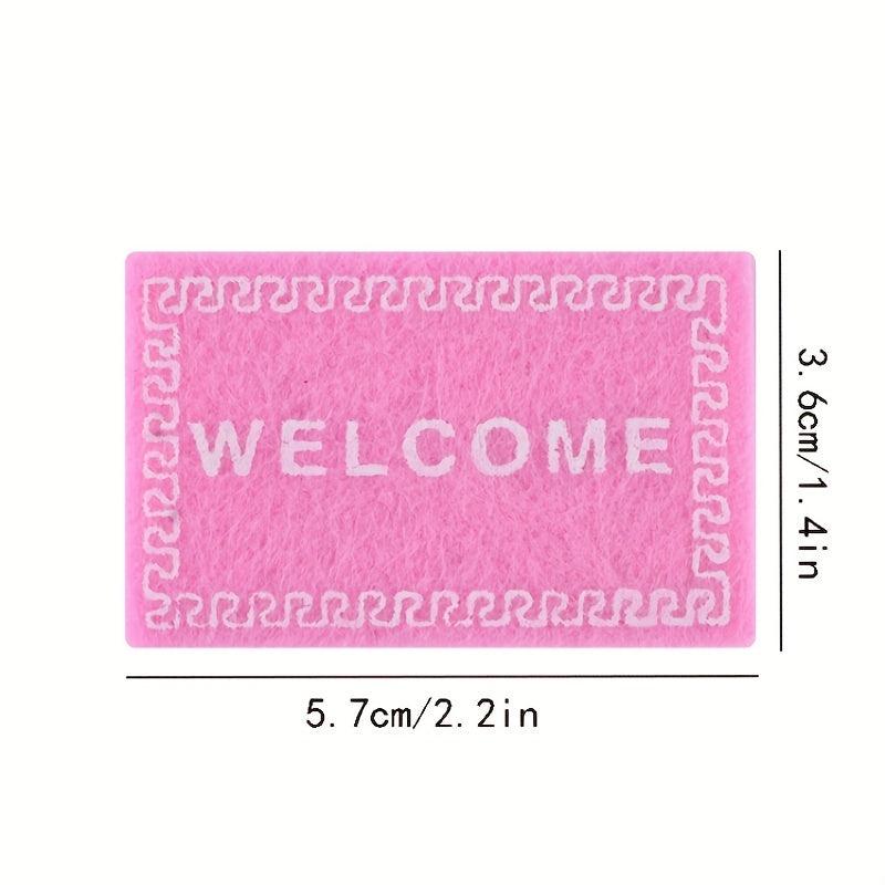 Mini Welcome Rug for Dollhouse Decor