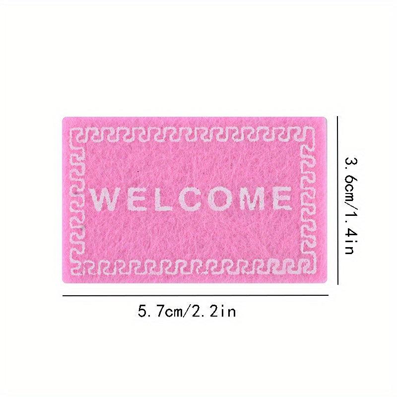 Mini Welcome Rug for Dollhouse Decor