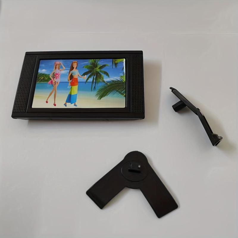 Plastic Doll Accessory TV Set For 1/6 Dolls