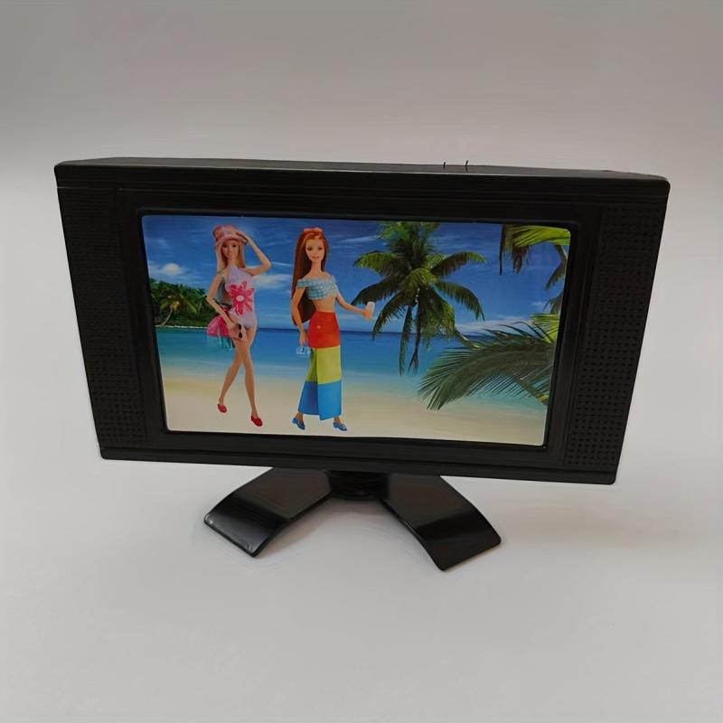 Plastic Doll Accessory TV Set For 1/6 Dolls