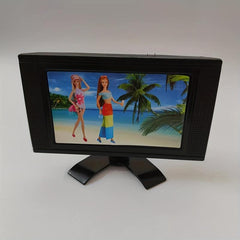Plastic Doll Accessory TV Set For 1/6 Dolls