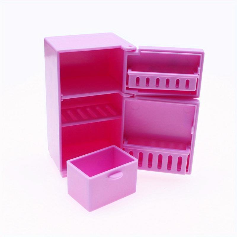 Mini Fridge Stickers Doll House Furniture Ornaments Model No Food Parts