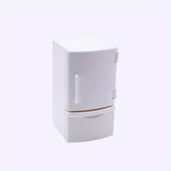 Mini Fridge Stickers Doll House Furniture Ornaments Model No Food Parts