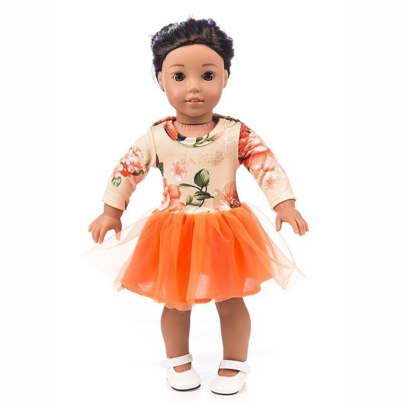 18in Baby Doll Clothes Dress Outfits Lace Skirt for American Girl & Baby Dolls