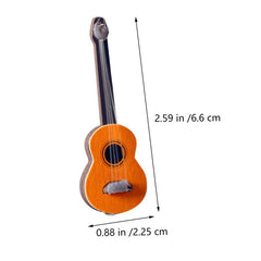2Pcs Mini House Guitar Decoration Model Photo Props Furniture