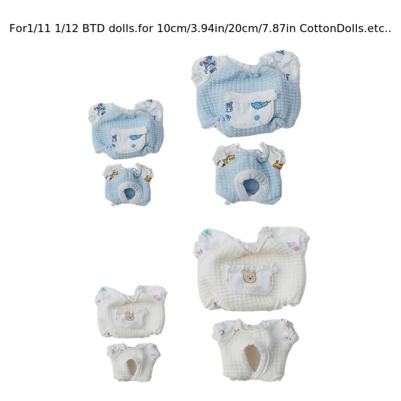 Cartoon Jumpsuit Pajamas for 1:12 BJD Dolls with Shoes