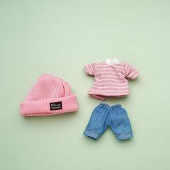 Mini Princess Clothes & Hat for DIY Dolls, Birthday - Doll Not Included