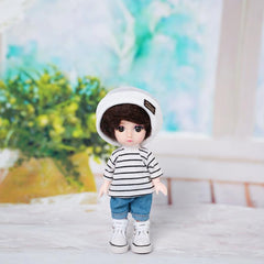 Mini Princess Clothes & Hat for DIY Dolls, Birthday - Doll Not Included