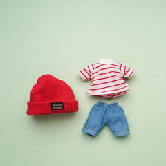 Mini Princess Clothes & Hat for DIY Dolls, Birthday - Doll Not Included