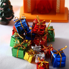6pcs 1:12 Dollhouse Christmas Tree Decorations