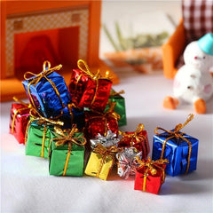 6pcs 1:12 Dollhouse Christmas Tree Decorations