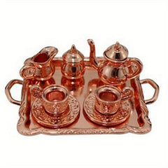 Dollhouse Miniature Tea Set 1:12 Scale Kitchen Party Plates