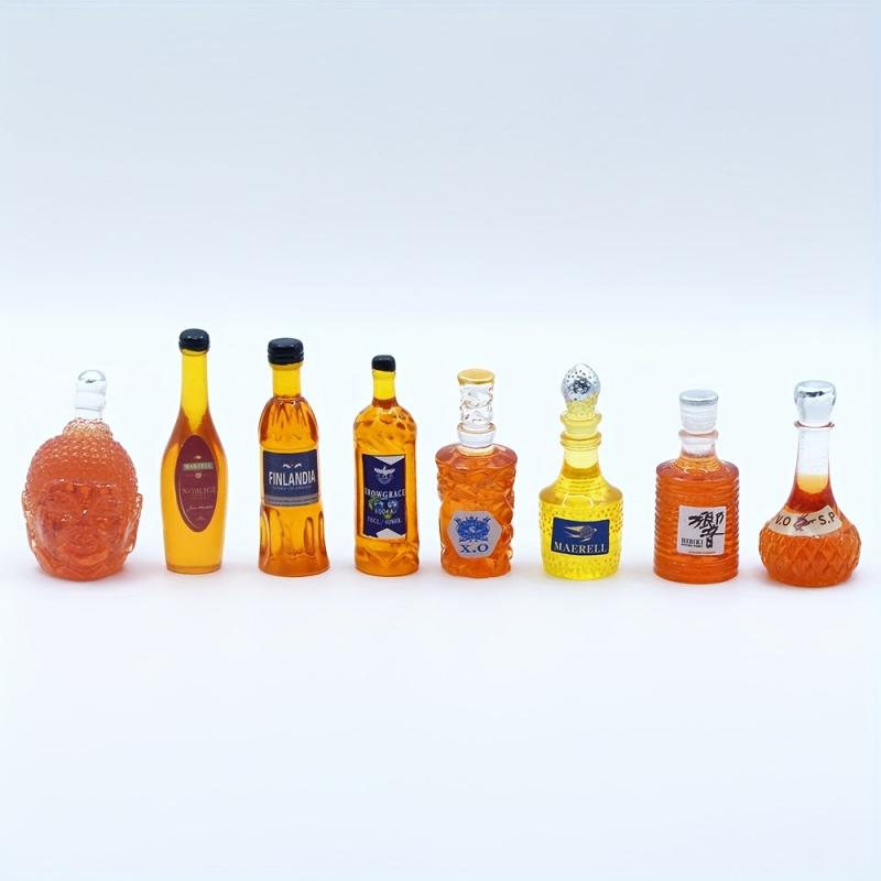 Whiskey Bottle Craft for Dollhouse DIY Decoration