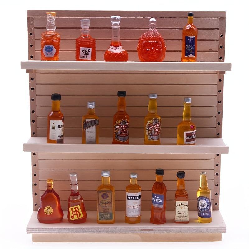 Whiskey Bottle Craft for Dollhouse DIY Decoration