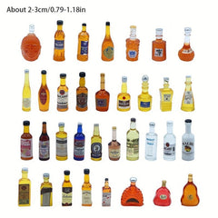 Whiskey Bottle Craft for Dollhouse DIY Decoration