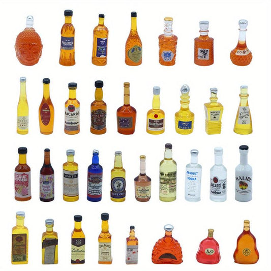 Whiskey Bottle Craft for Dollhouse DIY Decoration