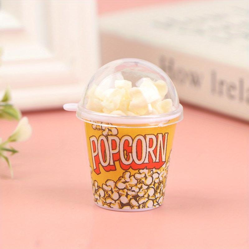 1/12 Dollhouse Popcorn Bucket Snacks Pretend Food Decoration Prop Toys
