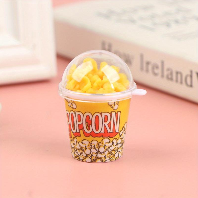 1/12 Dollhouse Popcorn Bucket Snacks Pretend Food Decoration Prop Toys