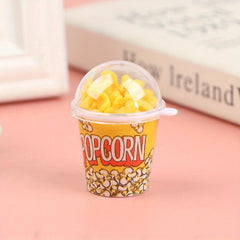 1/12 Dollhouse Popcorn Bucket Snacks Pretend Food Decoration Prop Toys