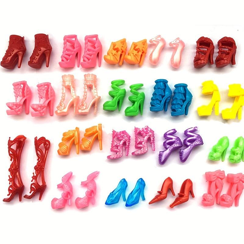 Doll Shoes Changeable Sandals High Heels Flat Shoes Boots